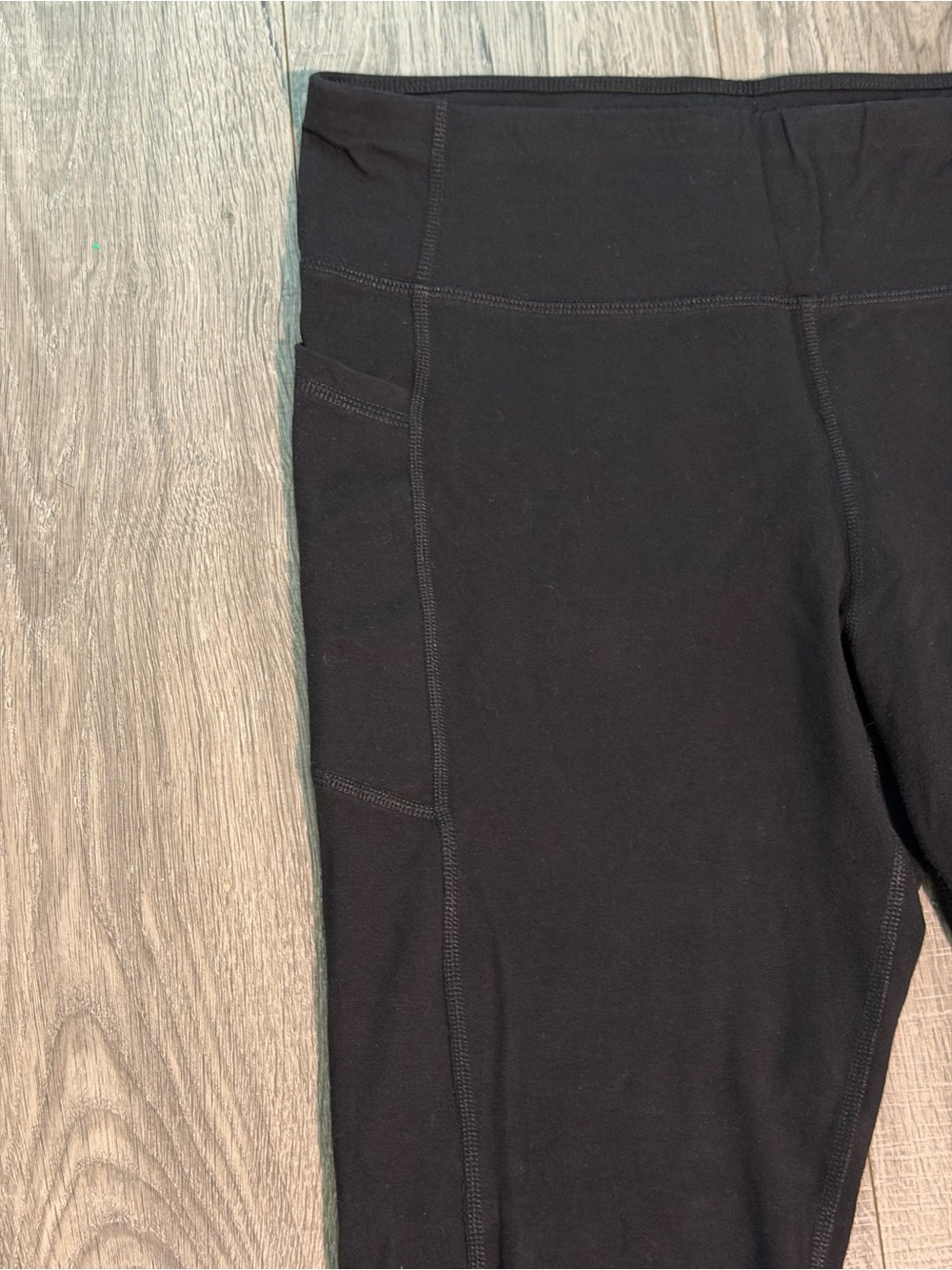 Athletic Works Classic Black Active Leggings - Picture 2 of 5